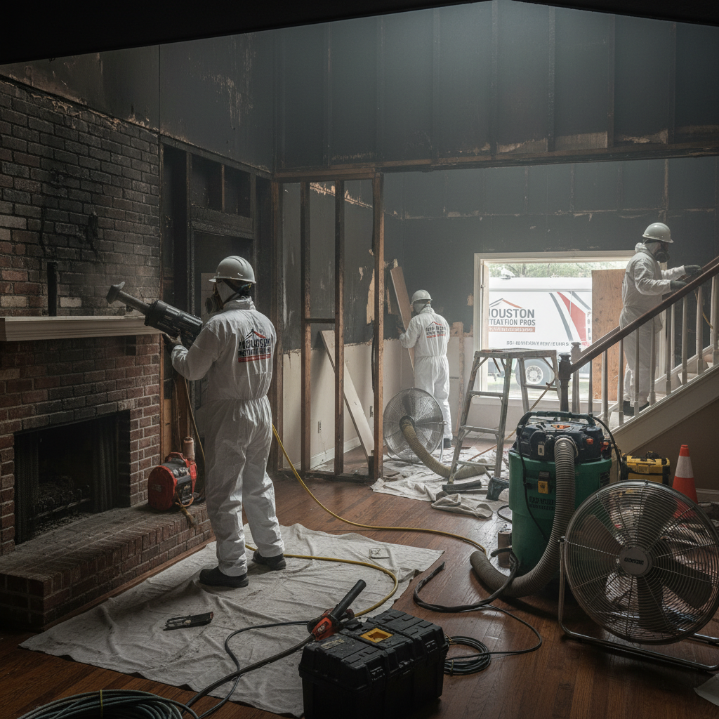 Fire & Smoke Damage Restoration - Tell Projects Channelview TX