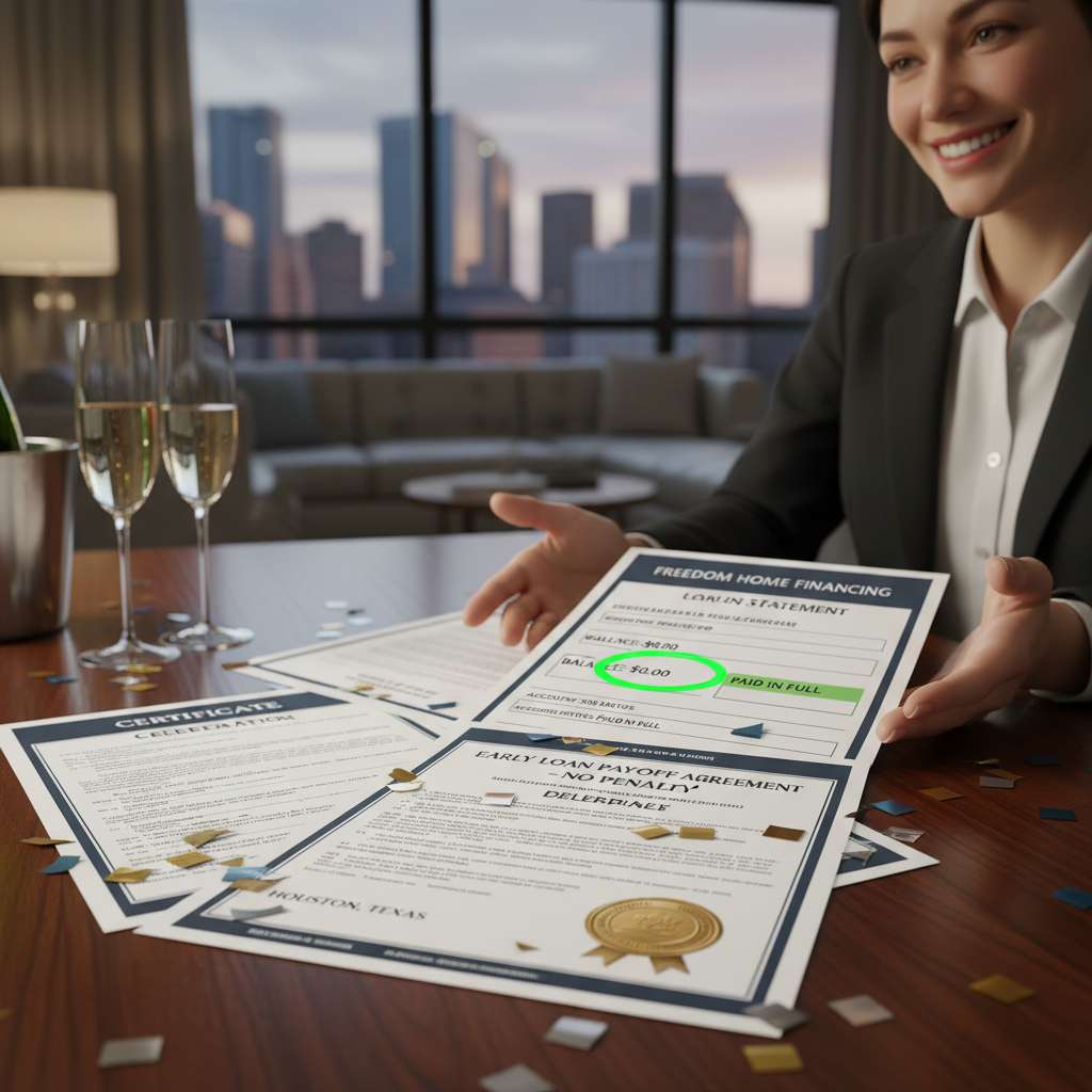 No-Penalty Early Payoff Options - Tell Projects Channelview TX