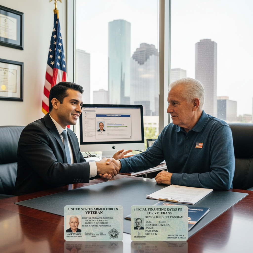 Senior & Military Discounts - Tell Projects Channelview TX